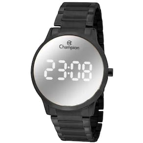 Relógio Feminino Champion Digital Espelhado Ch40142K Preto