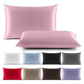 Kit 14 Fronhas de Cetim Anti Frizz (07 Pares) 65cm X 50cm