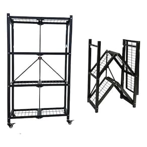 Estante Dobrável Organizadora Multiuso Rodas 159x91x53cm