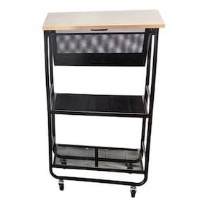 Carrinho Organizador Multiuso Completo Com Gaveta 92x46x60cm