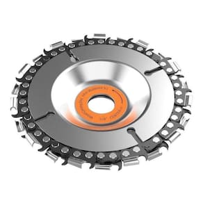Disco Com Corrente 100Mm Para Esmerilhadeira Serra 22 Dentes