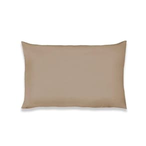 Fronha Avulsa Malha Algodão Vivaldi Lisa 50Cmx70Cm Creme