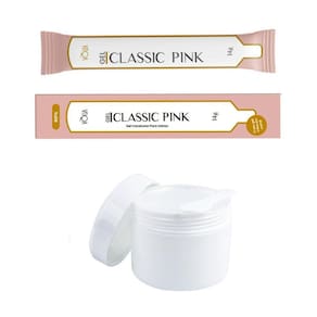 Sachê Gel Construtor Classic Pink Vlia + Pote Reutilizável