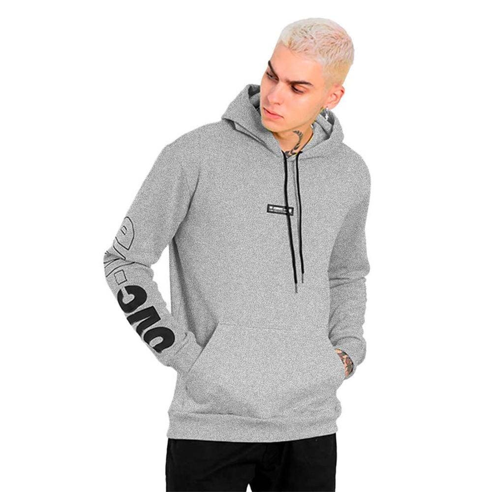 Moletom Masculino Fechado Canguru Capuz Overcore