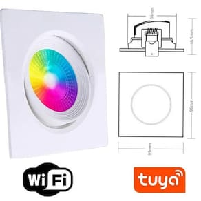 Spot Led Rgb Inteligente Tuya 5W 400 Lumens - Alexa/Google