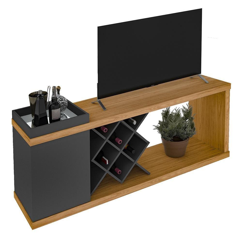 Rack Bar Para Tv Até 60" Madrid Artely