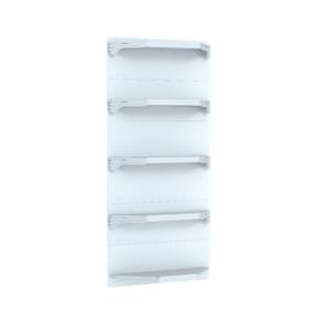 Kit 5 Bandejas Para Gondola Canto 202 Fit 40/60 Branco Spe