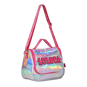 Bolsa Térmica Lancheira Luluca Holográfica 21x13x25 cm