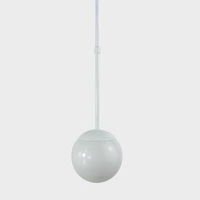 Pendente Globo Esfera De Vidro 12cm - Branco - Vidro Branco
