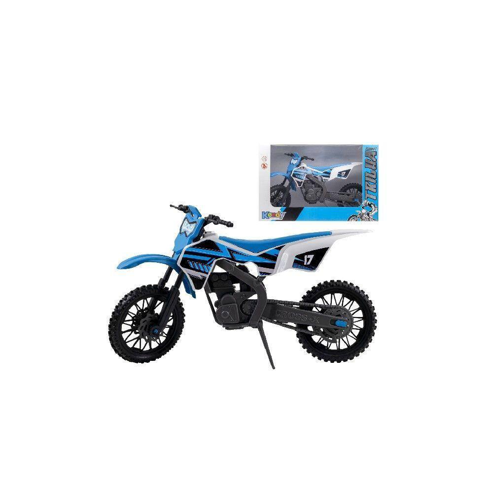 おもちゃ Moto de Brinquedo Trilha Cross Azul - Kendy | Casas Bahia