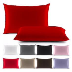 Kit 20 Fronhas de Cetim Alto Brilho 65 x 50cm Toque de Seda
