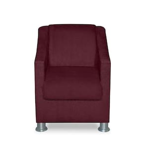 Mini Poltrona Cadeira Infantil Tilla De Criança Suede Bordô