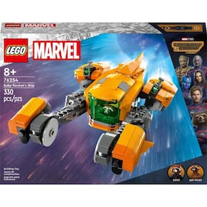 Lego Marvel A Nave De Baby Rocket 76254 (330 Peças)