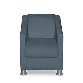 Mini Poltrona Cadeira Infantil Tilla De Criança Suede Azul Turquesa