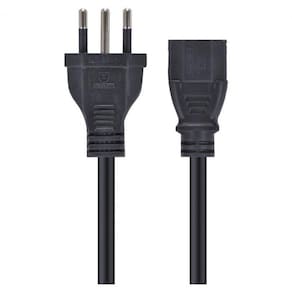 Cabo De Força Tripolar Para Fonte 3X0,75 Mm 250V 3M 10un
