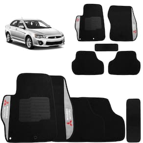 Jogo de Tapete Carpete Lancer 2007 a 2015 Preto 5 Peças