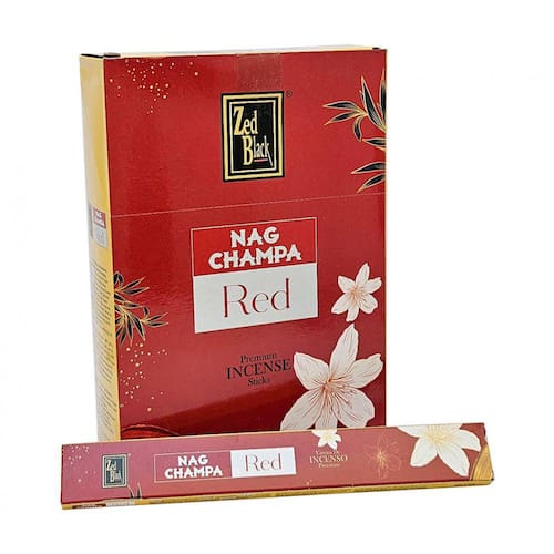 Incensos De Massala Zed Black Nag Champa Red Kit 06 Uni