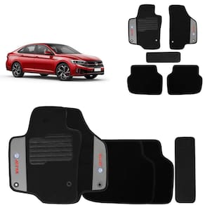 Jogo de Tapete Carpete Jetta 2011 a 2021 Preto 5 Peças