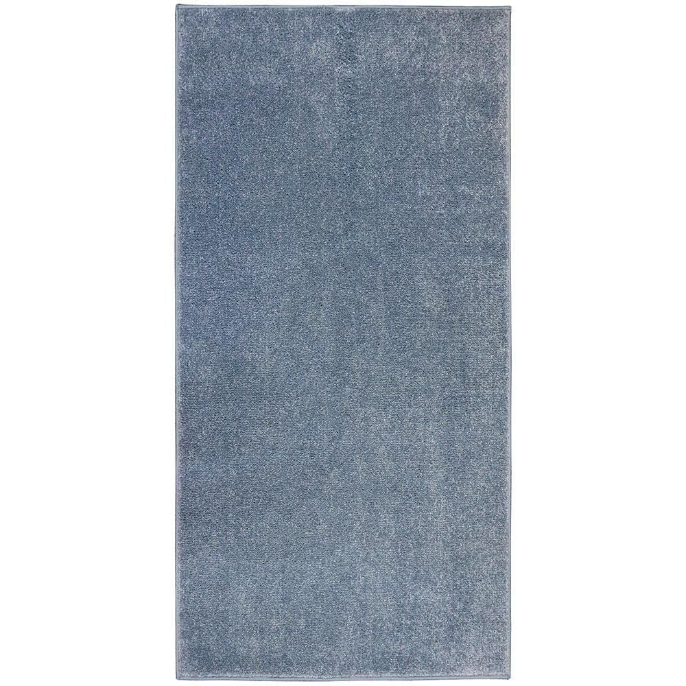 Tapete Para Sala Relex N Azul Cobalto 0,50x1,00 São Carlos