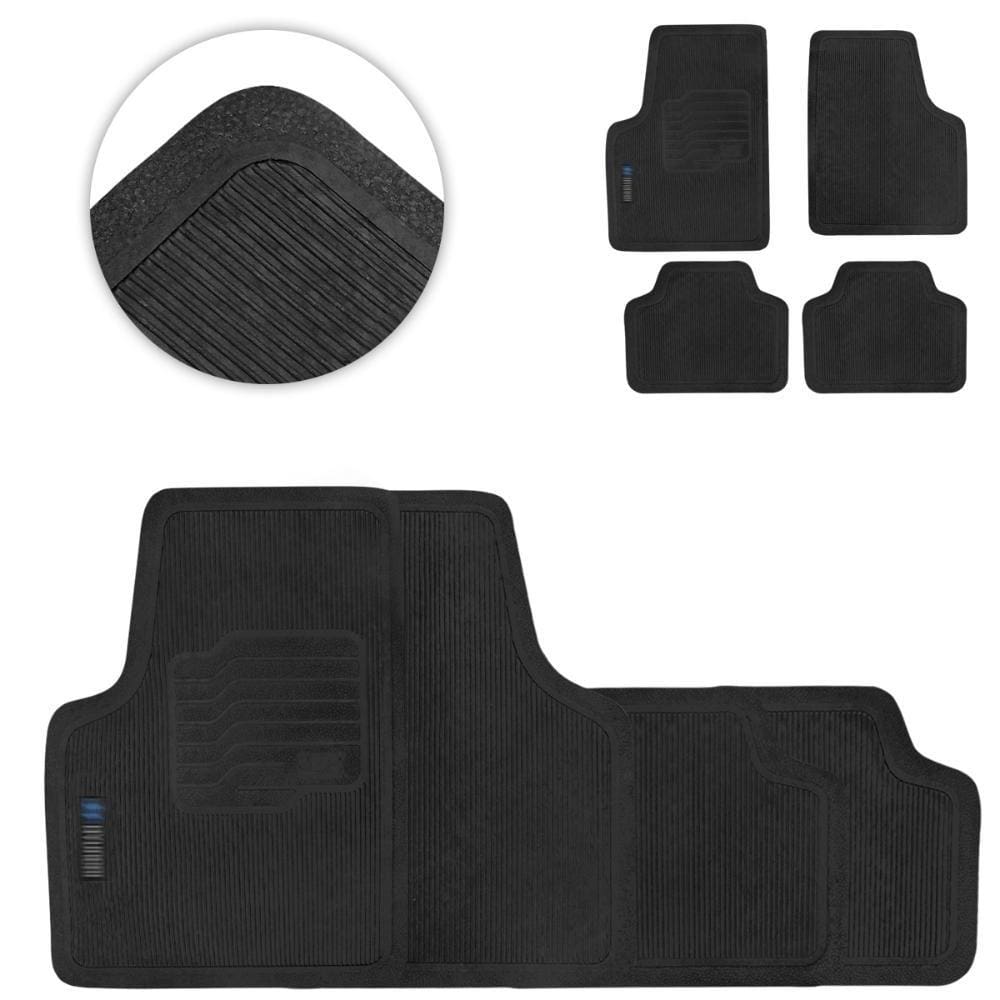 Tapete de Borracha PVC Hb20 Creta Universal Preto 4 Peças