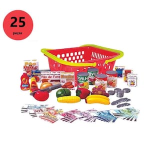 Brinquedo Infantil Minhas Compras Brincadeira de Mercadinho