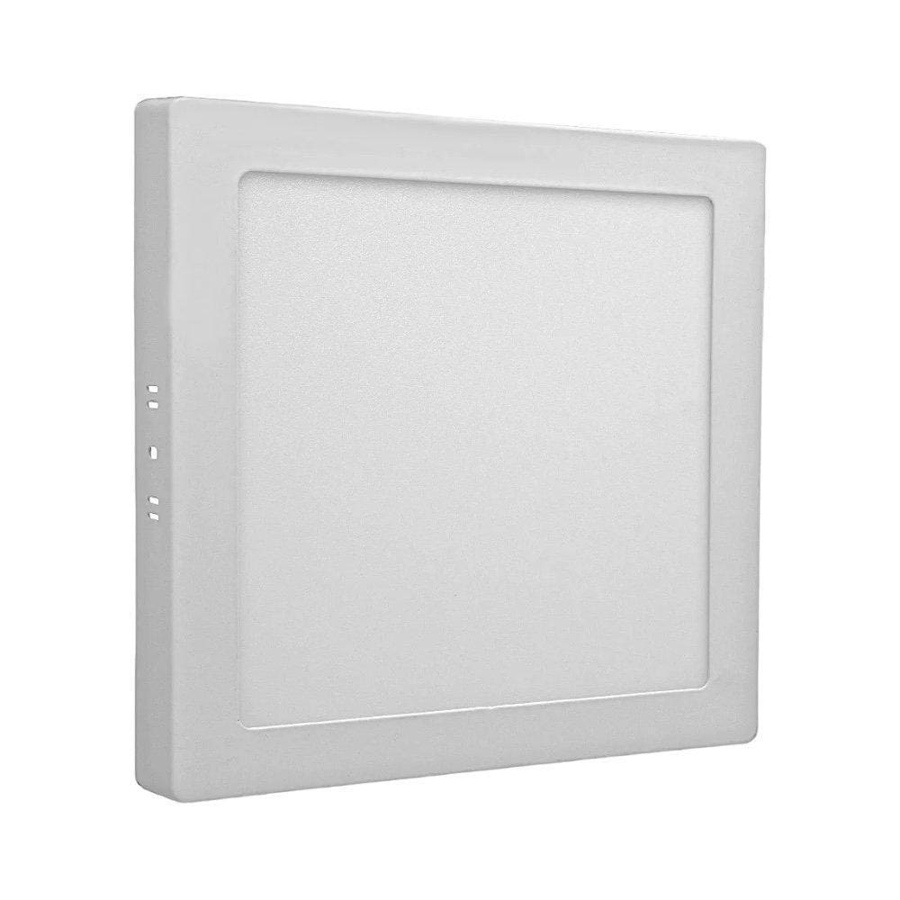 Luminária Plafon 18W Led Quadrado Sobrepor 3000K