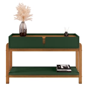 Aparador para Sala Retrô Welch Verde Oliva Cedro