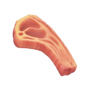 Brinquedo Cachorro Pet de Borracha Carne Bisteca Com Apito