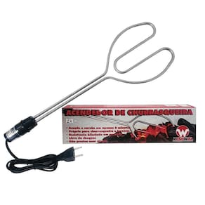 Acendedor Elétrico Carvão Churrasqueira Premium 800W220V