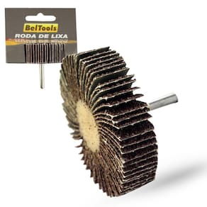 Roda De Lixa 80x30mm G50 c/ Haste 1/4 Beltools