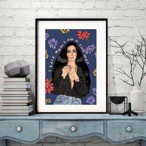 Quadro Decorativo Cher - I Said Mon... 60X48Cm