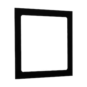 Luminária Plafon 18W Led Quadrado Embutir 3000K Preto