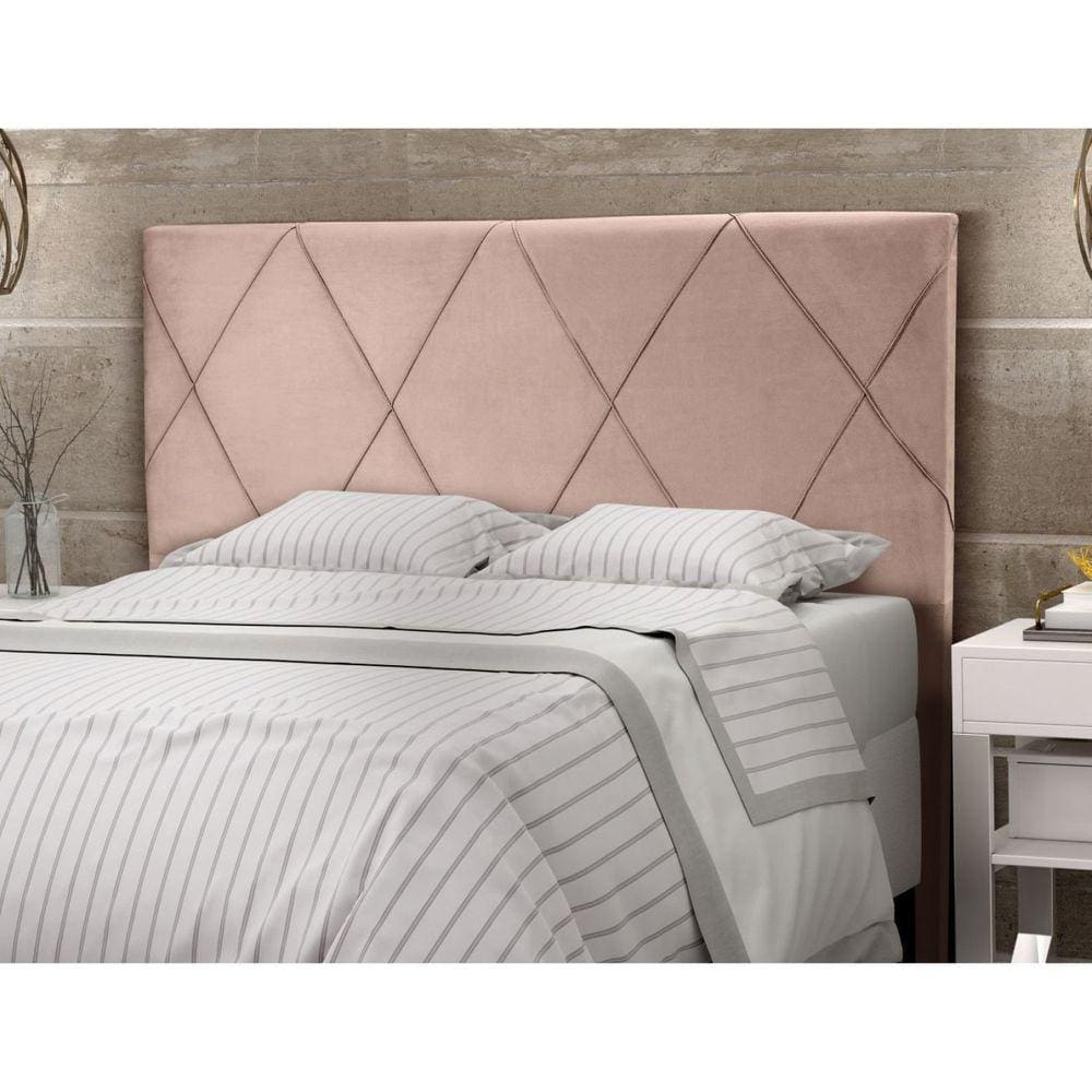 Cabeceira para Cama de Casal Bréscia 140 Cm Bege