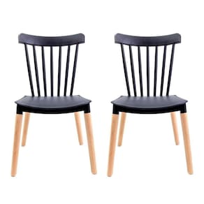 Cadeira para Sala de Jantar Windsor Pp Preto