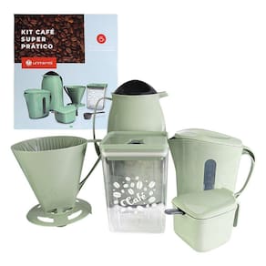 Kit Café Super Prático com 6 Peças Verde