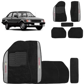 Jogo de Tapete Carpete Chevette 1973 a 1995 Preto 5 Peças