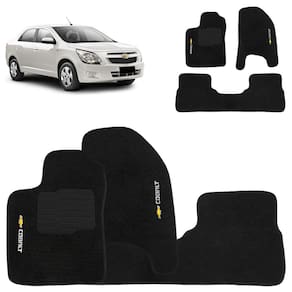 Jogo de Tapete Carpete Cobalt 2011 a 2020 Preto 3 Peças