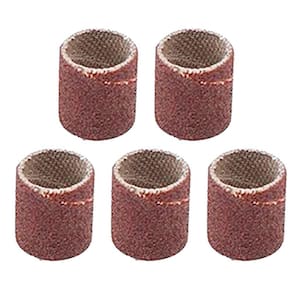 Kit 5 Tubos Cinta De Lixa 9Mm 3/8 Grão 240 Micro Retíficas