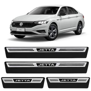 Jogo de Soleira Premium Jetta 2011 a 2023 Escovada 4 Portas