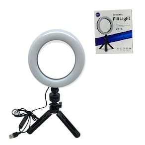 Iluminador Led Ring Light 3 Cores 6.5 16Cm Tripe Atacado
