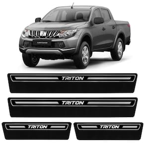 Soleira Premium L200 Triton 2008 a 2018 Elegance 4 Portas