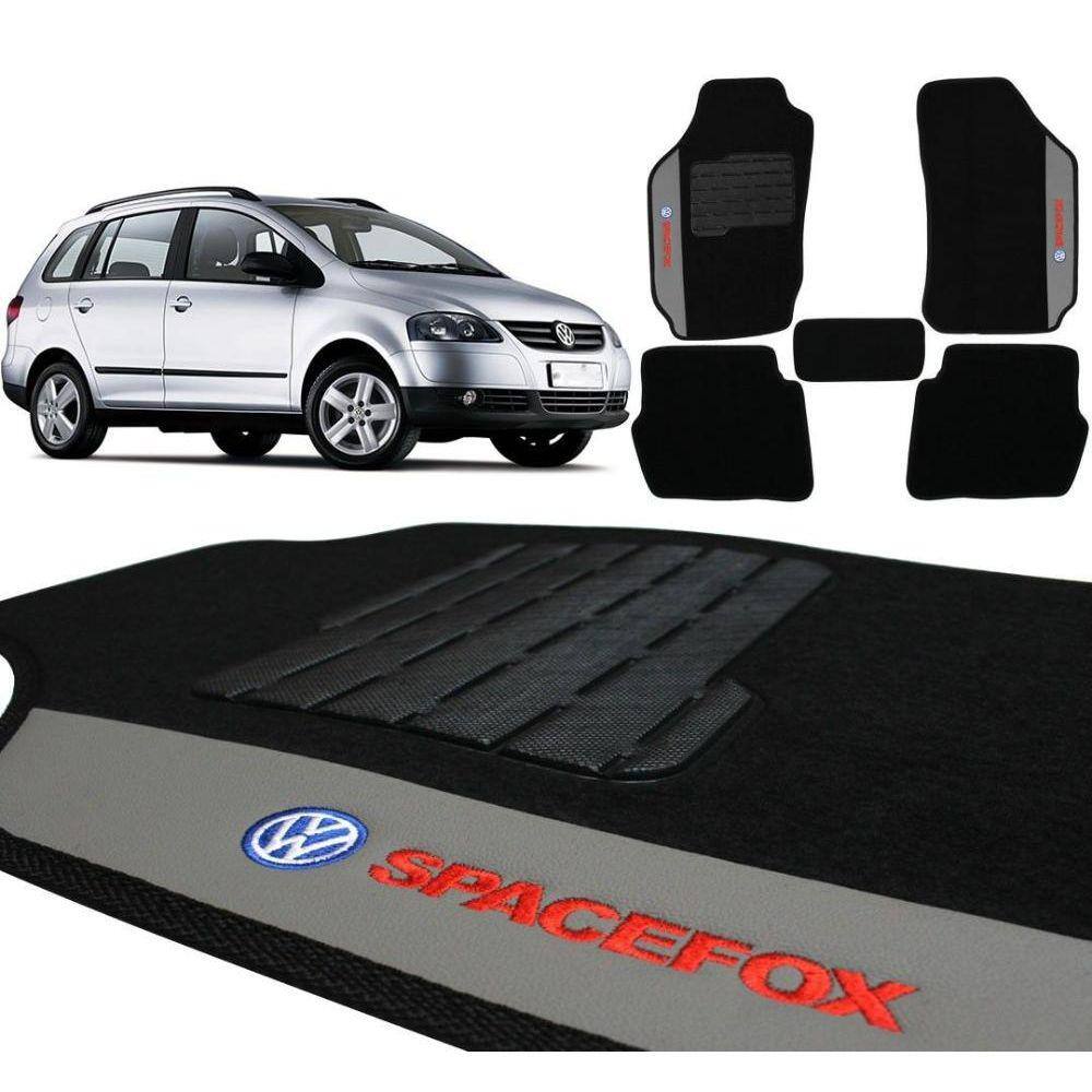 Tapete Carpete Volkswagen Spacefox 2006 2013 Pto Bordado 5