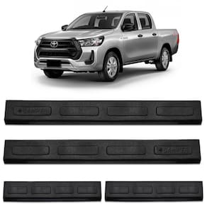 Soleira Injetada Nova Hilux 2016 a 2020 Preta