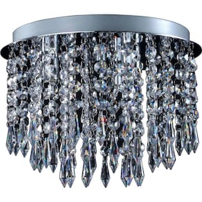 Plafon Proteu Cristal Para Led 27 Cm