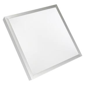 Plafon Alpha Branco Escovado 38cm Led 30W 3 em 1 Bivolt