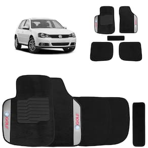Jogo de Tapetes Carpete Golf 1999 a 2011 Preto 5 Peças