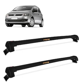 Rack De Teto Fox 2004 a 2022 4 Portas Alumínio Preto