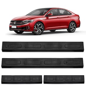 Soleira Porta Volkswagen Jetta 2015 a 2023 Injetada Preta