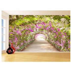 Papel De Parede 3D Estrada Caminho Paisagem 3,5M Nes118