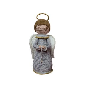 Anjo Da Guarda Delicado Amigurumi Feito A Mão